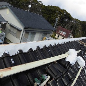 漆喰・瓦の修理