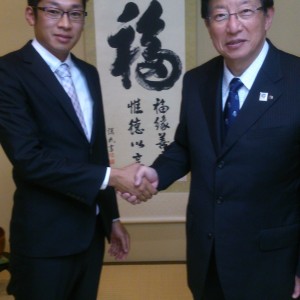 静岡県知事とお話をしました！