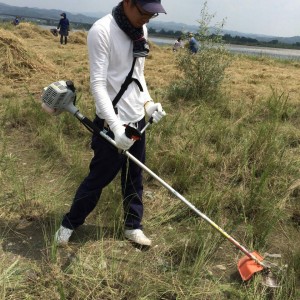 河川敷の草刈りに参加しました！