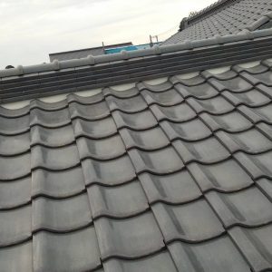 浜北区　漆喰工事　軒先面戸工事